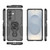 Samsung Galaxy S26+ Metal Kickstand TPU Hybrid PC Phone Case - Black