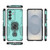 Samsung Galaxy S26+ Metal Kickstand TPU Hybrid PC Phone Case - Green