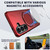 Samsung Galaxy S26+ Metal Rotation Holder MagSafe TPU Hybrid PC Phone Case - Red