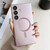 Samsung Galaxy S26+ Metallic Paint Magsafe Liquid TPU Phone Case - Pink