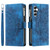 Samsung Galaxy S26+ Multi-Card Totem Zipper Leather Phone Case - Blue