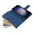 Samsung Galaxy S26+ Multifunctional Frosted Zipper Wallet Leather Phone Case - Blue