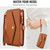 Samsung Galaxy S26+ Multifunctional Wallet Detachable Leather Phone Case with Lanyard - Brown