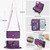 Samsung Galaxy S26+ Multifunctional Wallet Detachable Leather Phone Case with Lanyard - Dark Purple