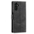 Samsung Galaxy S26+ Nail Skin Feel Stitching Calf Texture Leather Phone Case - Black