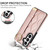 Samsung Galaxy S26+ Non-slip Full Coverage Ring PU Phone Case with Wristband - Rose Gold