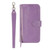 Samsung Galaxy S26+ Oil Skin Zipper Wallet Leather Phone Case - Purple