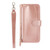 Samsung Galaxy S26+ Oil Skin Zipper Wallet Leather Phone Case - Rose Gold