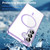 Samsung Galaxy S26+ PC Hybrid TPU Airbag Shockproof MagSafe Phone Case - Transparent Purple