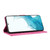 Samsung Galaxy S26+ Pen Heart Cat Embossed Leather Phone Case - Pink