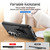 Samsung Galaxy S26+ Pioneer Armor Heavy Duty PC Hybrid TPU Phone Case with Holder - Black