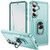 Samsung Galaxy S26+ Pioneer Armor Heavy Duty PC Hybrid TPU Phone Case with Holder - Green