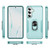 Samsung Galaxy S26+ Pioneer Armor Heavy Duty PC Hybrid TPU Phone Case with Holder - Green