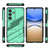Samsung Galaxy S26+ Punk Armor 2 in 1 PC + TPU Shockproof Phone Case with Invisible Holder - Green