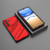Samsung Galaxy S26+ Punk Armor 2 in 1 PC + TPU Shockproof Phone Case with Invisible Holder - Red