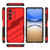Samsung Galaxy S26+ Punk Armor 2 in 1 PC + TPU Shockproof Phone Case with Invisible Holder - Red