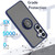Samsung Galaxy S26+ Q Shadow 1 Series TPU + PC Phone Case with Ring - Royal Blue