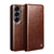 Samsung Galaxy S26+ QIALINO Genuine Leather Phone Case - Brown
