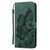 Samsung Galaxy S26+ Retro Skin Feel Butterflies Embossing Horizontal Flip Leather Phone Case - Green