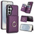 Samsung Galaxy S26+ RFID Anti-theft Card Ring Holder Phone Case - Dark Purple