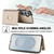 Samsung Galaxy S26+ RFID Anti-theft Card Ring Holder Phone Case - White