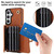 Samsung Galaxy S26+ RFID Card Slot Phone Case with Long Lanyard - Brown
