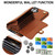 Samsung Galaxy S26+ RFID Card Slot Phone Case with Long Lanyard - Brown