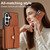 Samsung Galaxy S26+ RFID Card Slot Phone Case with Long Lanyard - Brown