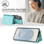 Samsung Galaxy S26+ RFID Card Slot Phone Case with Long Lanyard - Mint Green