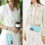 Samsung Galaxy S26+ RFID Card Slot Phone Case with Long Lanyard - Mint Green