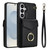 Samsung Galaxy S26+ Ring Holder RFID Card Slot Phone Case - Black