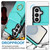 Samsung Galaxy S26+ Ring Holder RFID Card Slot Phone Case - Mint Green