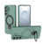 Samsung Galaxy S26+ Ring Shield MagSafe TPU Phone Case with 360 Degree Rotating Holder - Green
