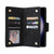 Samsung Galaxy S26+ Rivet Buckle 9 Cards Three Fold Leather Phone Case - Black