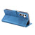 Samsung Galaxy S26+ Rose Flower Embossed 3-Card Slots Leather Phone Case - Blue