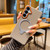 Samsung Galaxy S26+ Rotating Holder PC + TPU Vegan Leather Magnetic Phone Case - Gray
