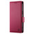 Samsung Galaxy S26+ Side Buckle Magnetic Frosted Leather Phone Case - Wine Red
