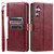 Samsung Galaxy S26+ Simple 6-Card Wallet Leather Phone Case - Wine Red