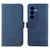 Samsung Galaxy S26+ Skin Feel Life Tree Metal Button Leather Phone Case - Blue