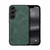 Samsung Galaxy S26+ Skin Feel Magnetic Leather Back Phone Case - Green