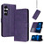 Samsung Galaxy S26+ Solid Calf Texture Flip Leather Phone Case - Purple