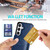 Samsung Galaxy S26+ Solid Color Card Slots Bracket PU Phone Case - Blue
