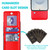 Samsung Galaxy S26+ Solid Color Card Slots Bracket PU Phone Case - Red