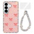Samsung Galaxy S26+ Sparkling IMD Colorful Bow Phone Case with Bracelet - Glitter Light Pink