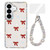 Samsung Galaxy S26+ Sparkling IMD Colorful Bow Phone Case with Bracelet - Glitter White