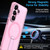 Samsung Galaxy S26+ Star Shine Series TPU + PC MagSafe Phone Case with Fold Holder - Pink