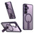 Samsung Galaxy S26+ Star Shine Series TPU + PC MagSafe Phone Case with Fold Holder - Purple