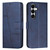 Samsung Galaxy S26+ Stitching Calf Texture Buckle Leather Phone Case - Blue