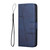 Samsung Galaxy S26+ Stitching Calf Texture Buckle Leather Phone Case - Blue