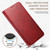 Samsung Galaxy S26+ Suteni Calf Texture Horizontal Flip Leather Phone Case - Red
